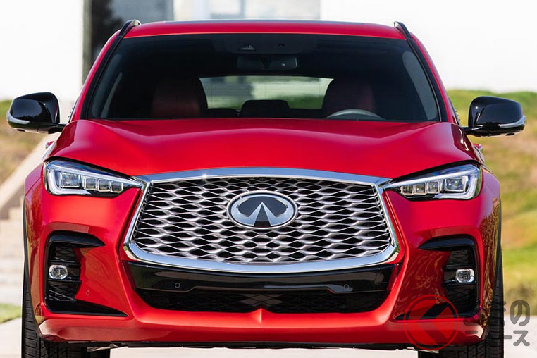 2022年モデルのインフィニティ新型「QX55」