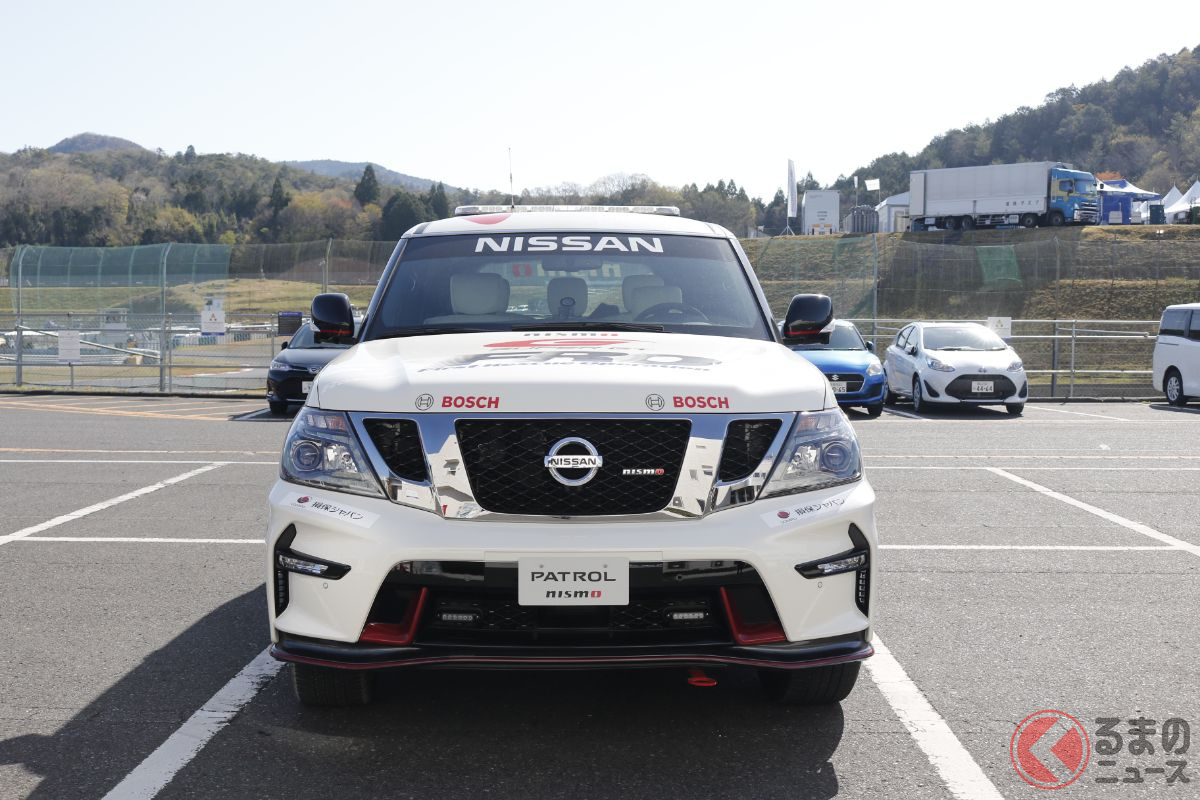 日産 パトロールnismo が非常時に登場 岡山で見た幻の1台 Fro車両 とは くるまのニュース