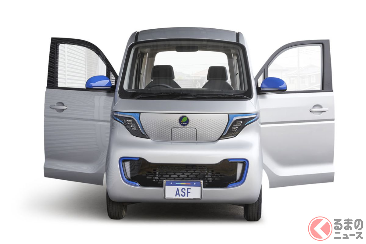 佐川急便で採用されることになったEVの軽貨物車(提供:ASF株式会社)