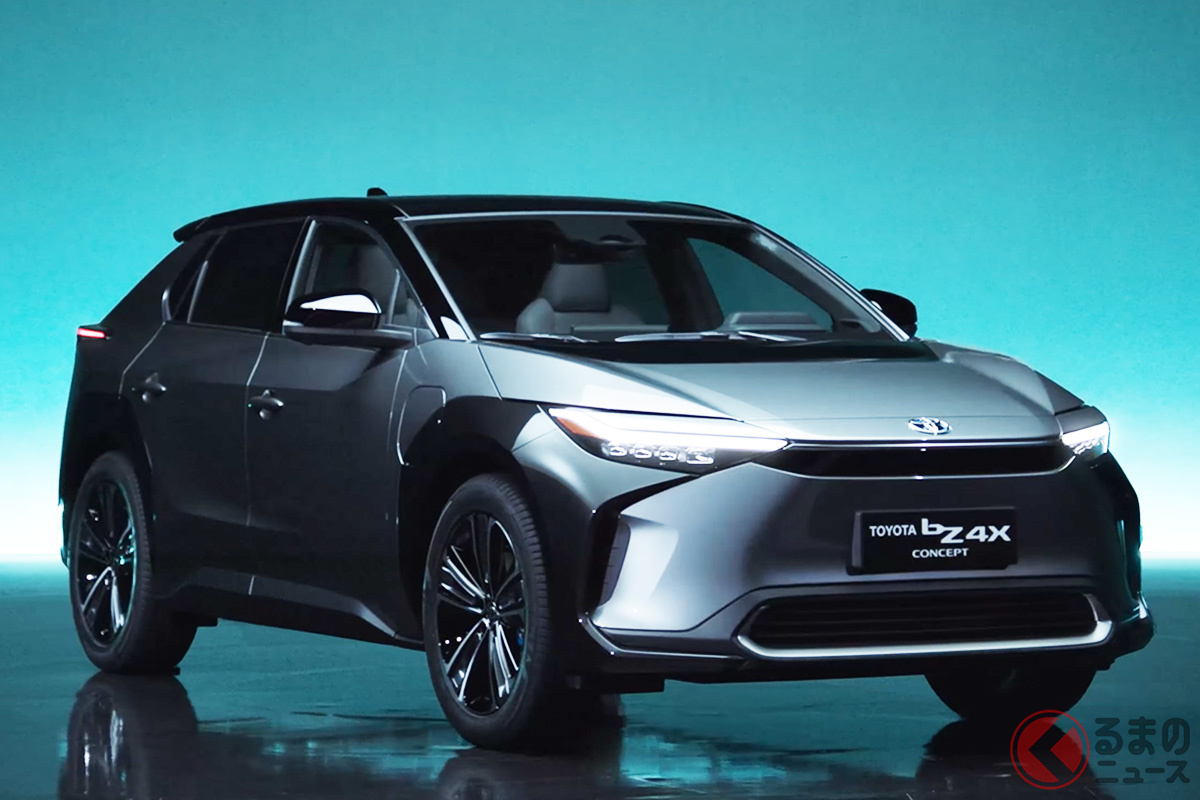 トヨタが公開した新型「bZ4Xコンセプト」