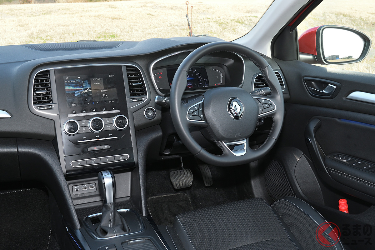ルノー「メガーヌ スポーツツアラー」のインパネ