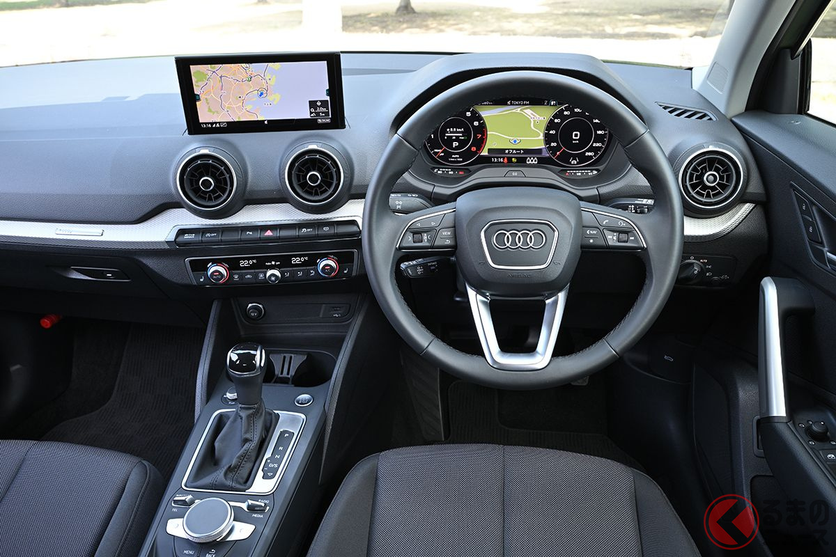 アウディ「Q2 35TFSIアドバンスド」のインパネ