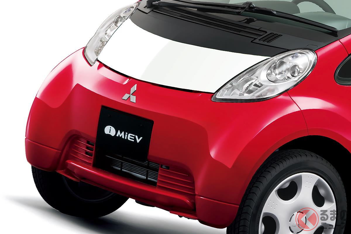 軽自動車に先進技術を詰め込み、量産EVとして世界に先駆けて発売された「i-MiEV」