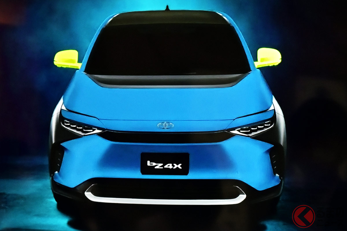 自分だけのボディカラーを設定出来るKINTOの「剥がせる塗装」(写真はKINTOの小寺社長自ら選んだオンリーワンの新型bZ4X)