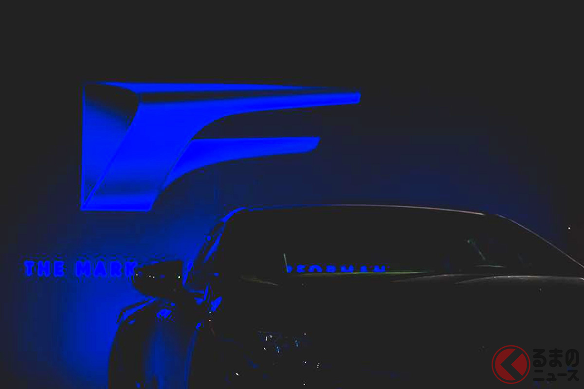 新たな「F」なのか?謎のティザー画像が突然発表!(画像:Lexus Racing USA公式Instagram)