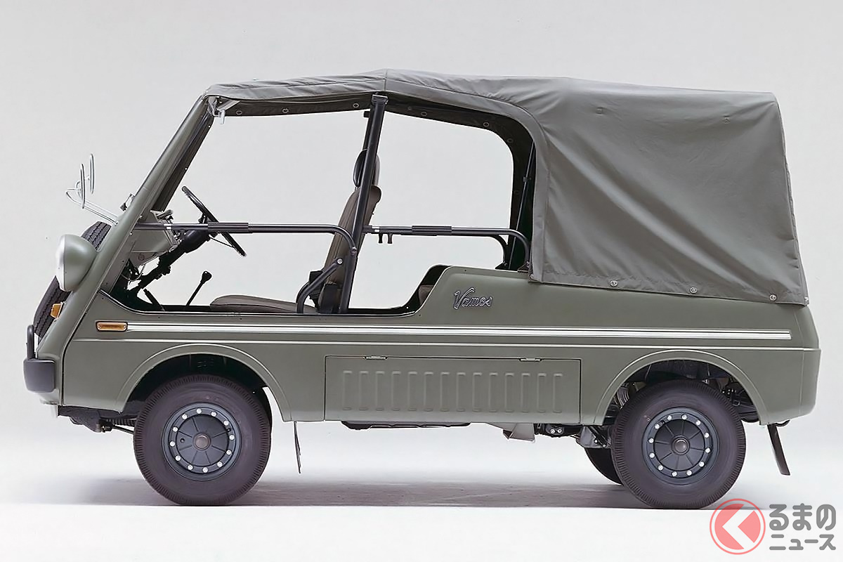 まるで軍用車のような軽トラックとして開発された「バモスホンダ」