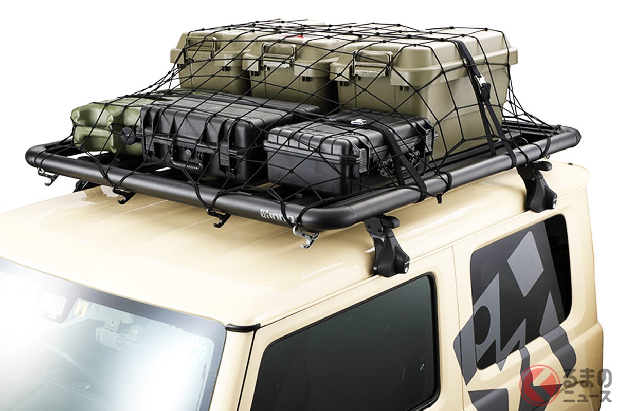 最近の流行りともいえる「ルーフラック」はなぜ装着する人が増えたのか? また気をつけておきたい注意点とは(写真はカーメイトの「INNO」)