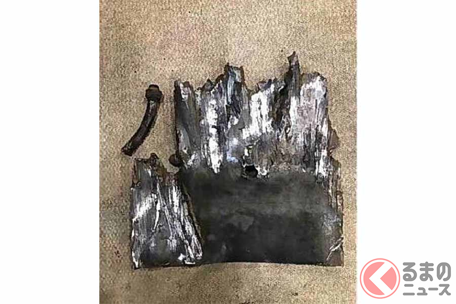 地中壁の一部と推定される鋼材(画像:NEXCO東日本)