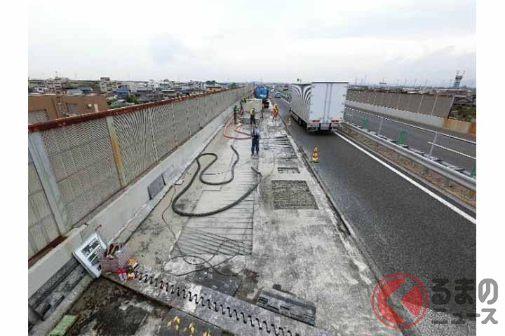 集中工事で実施する舗装・床版補修のイメージ(画像:NEXCO中日本)