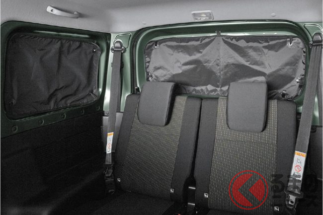 スズキ ジムニー 純正プライバシーシェード_リヤ