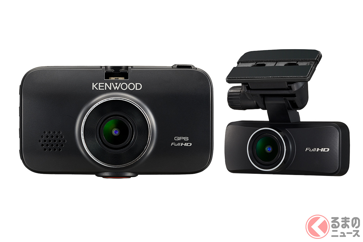 ケンウッドのドライブレコーダー「DRV-MR760」。