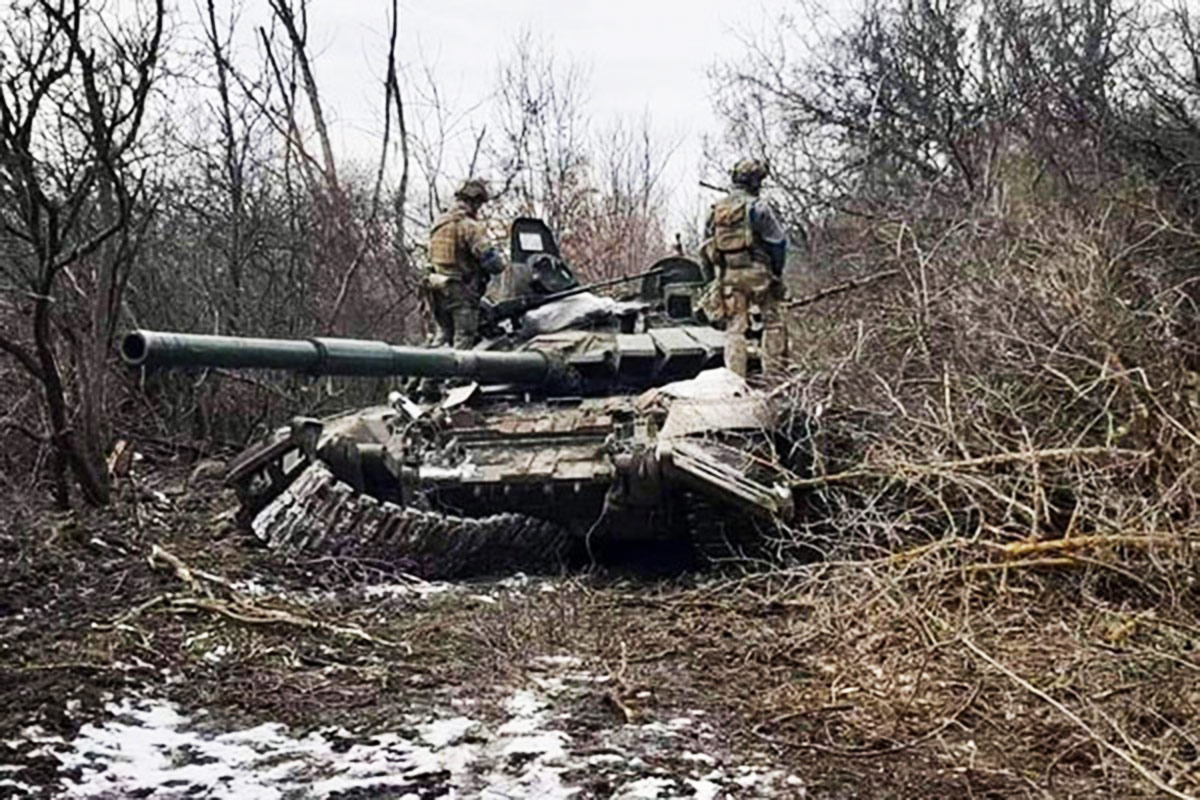 ロシア軍を苦戦させるウクライナの「泥濘」（画像：ウクライナ軍参謀本部）
