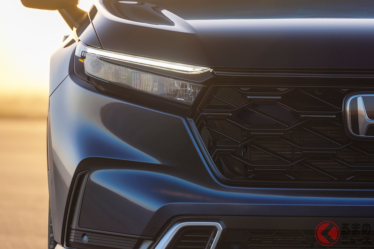 これは期待出来る!? 米国ホンダが世界初公開した新型「CR-V」のフロントデザイン