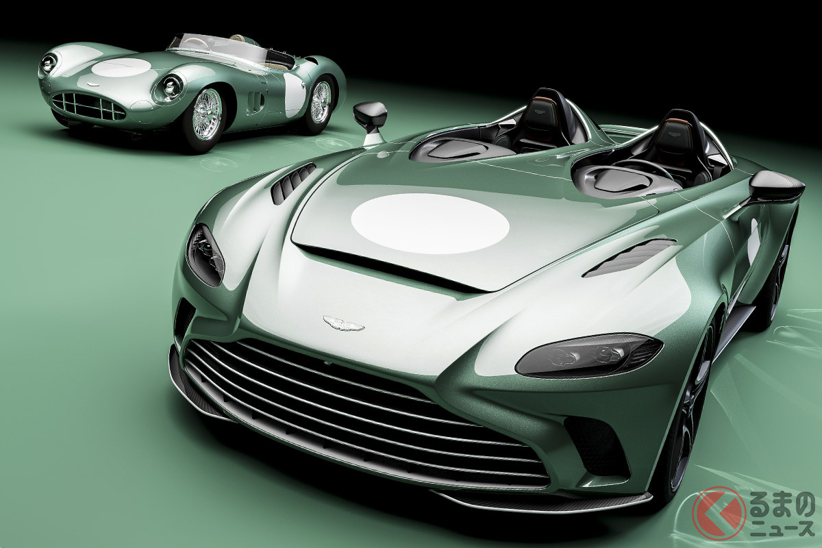 88台の「V12スピードスター」に、「DBR1」をオマージュした特別仕様モデルが追加された