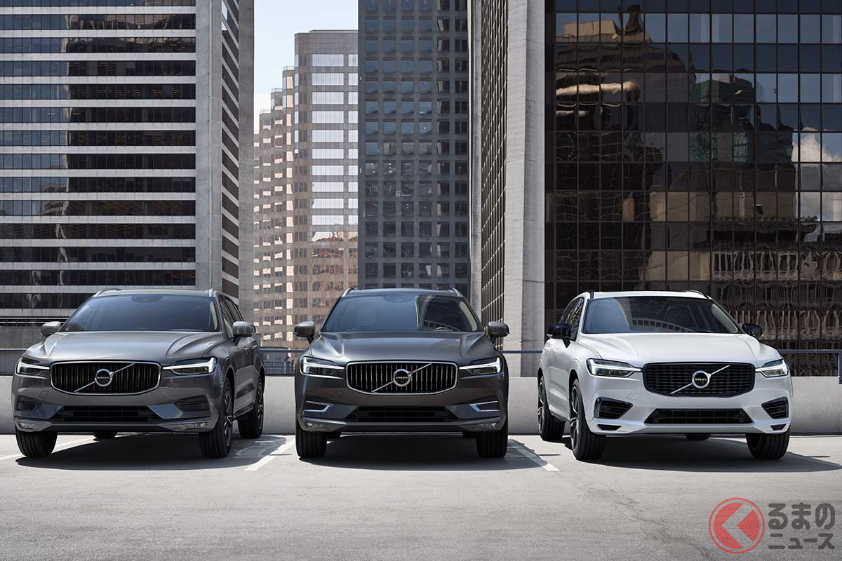 ボルボのSUV「XCシリーズ」のラインナップ