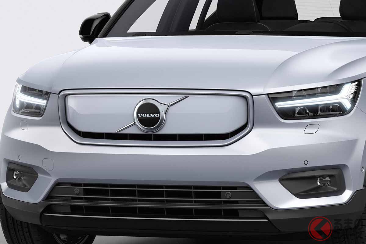フルEVのボルボ「XC40 リチャージP8 AWD」。2021年に日本でも登場する予定だ