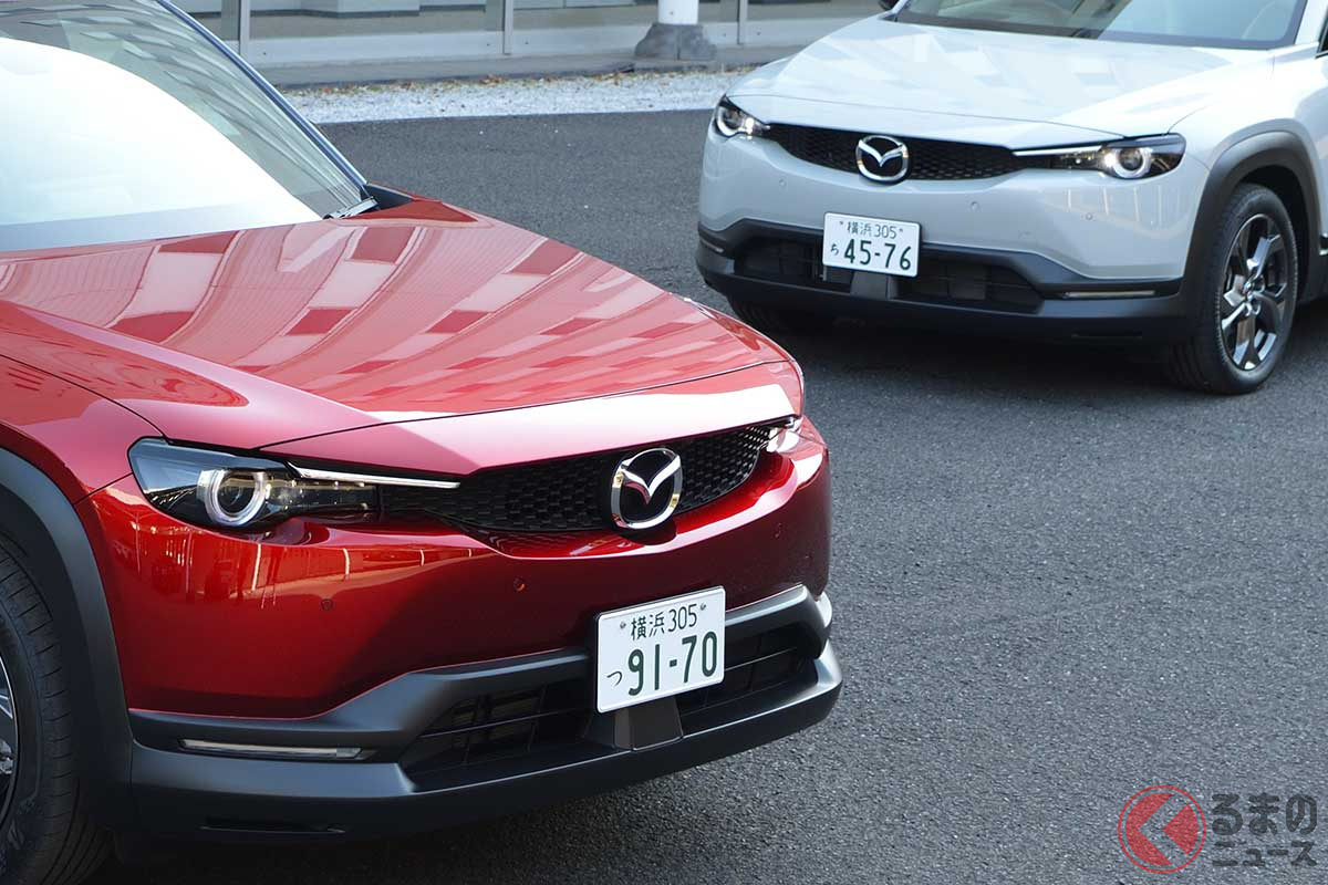 マツダの量産EV「MX-30 EV」