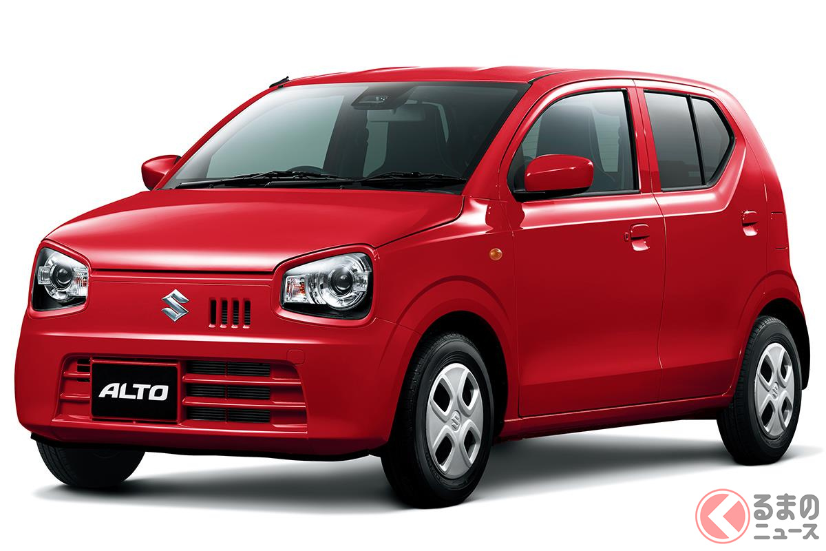 先代から一変して怒り顔になった印象の8代目「アルト」