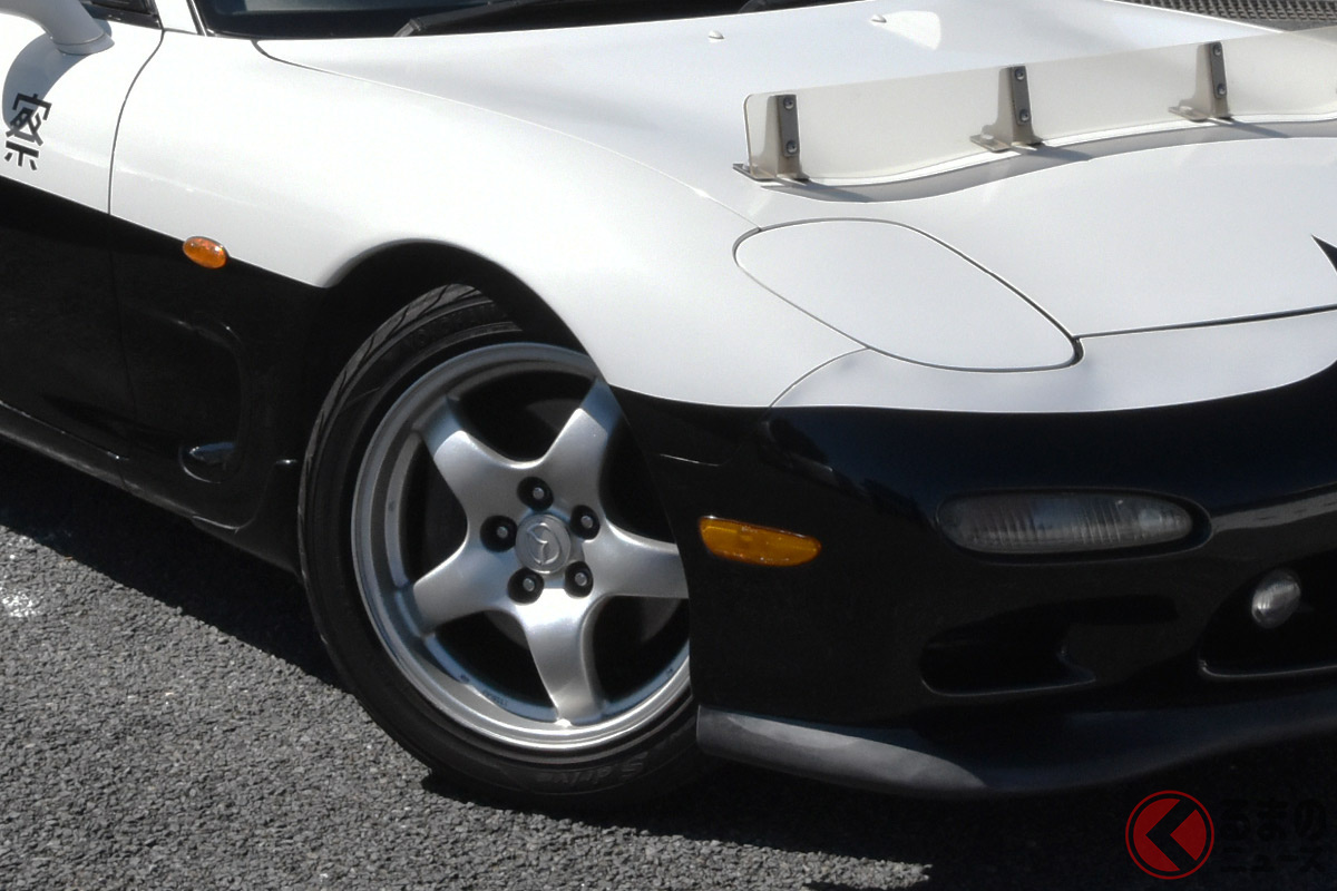 マツダ「RX-7」のパトカー(画像提供:埼玉県警)