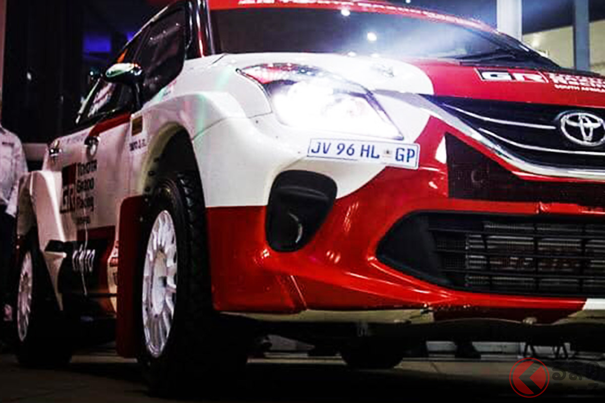 TGR南アフリカが南アフリカラリー選手権に投入する「スターレット」ラリー仕様(画像:TGR南アフリカ 公式フェイスブックより)