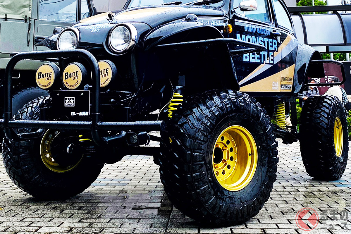 実車化された「モンスタービートル」(画像:タミヤ公式ツイッターより)