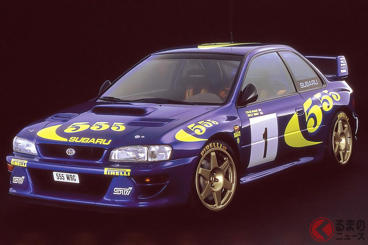 WRカーのスバル「インプレッサ ワールドラリーカー97」