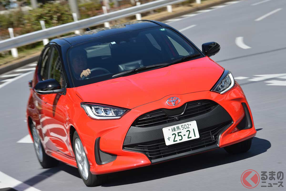 トヨタ「ヤリス」。