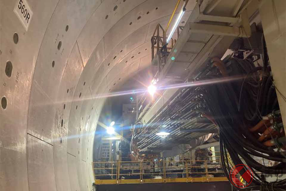 シールドトンネル工事の様子。2022年4月末現在(画像:広島高速道路公社)