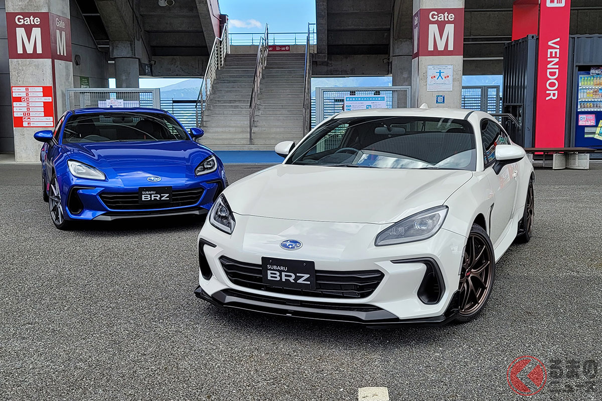 スーパーGTでお披露目された新型「BRZ」のSTI仕様と標準仕様