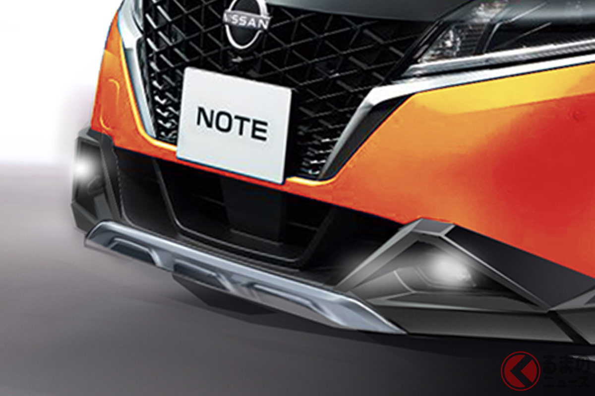 編集部が勝手に予想してみた! 新型ノートの4WDをベースにしたSUV仕様(画像作成:くるまのニュース編集部)