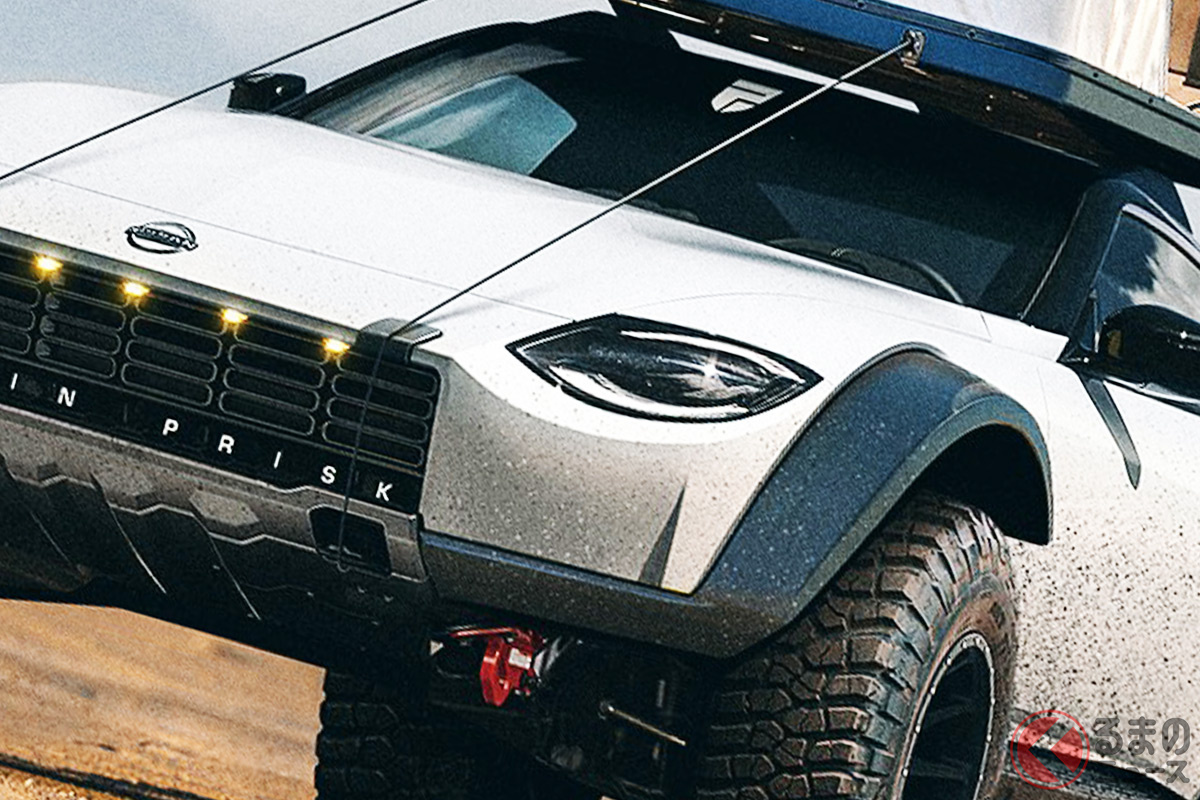 オーバーフェンダーにオフロードタイヤ!「Nissan Z Proto 4×4」(photo:Rain Prisk)