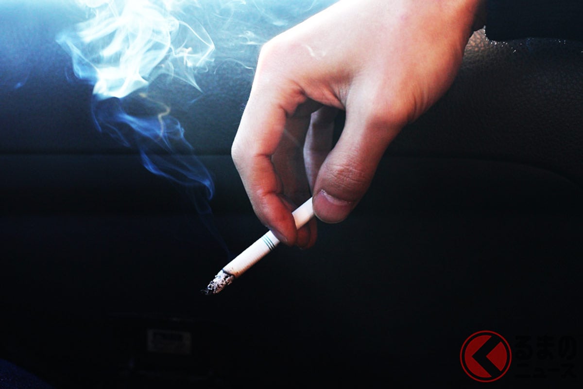 車内からのポイ捨てされるものとして「たばこ」のイメージがあるが、ポイ捨ては違反行為です！
