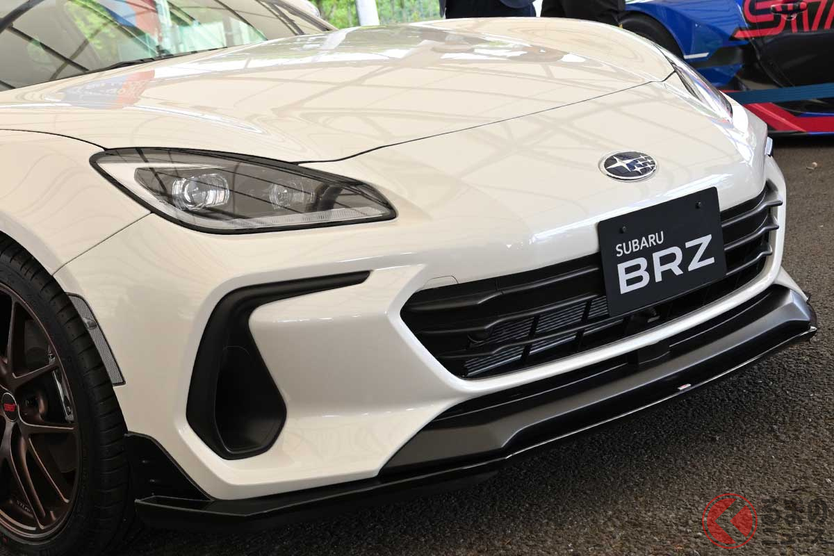 大人スポーティなカスタムが似合うスバル新型「BRZ」(STIパーツ装着車)
