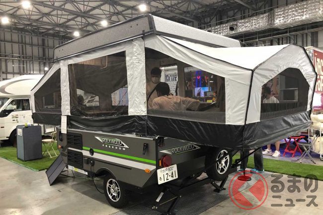 小さく運んで広々使える キャンプブームで トレーラー 大型テント に熱視線 くるまのニュース 小さく運んで広々使える キャンプブームで トレーラー 大型テント に熱視線 くるまのニュース