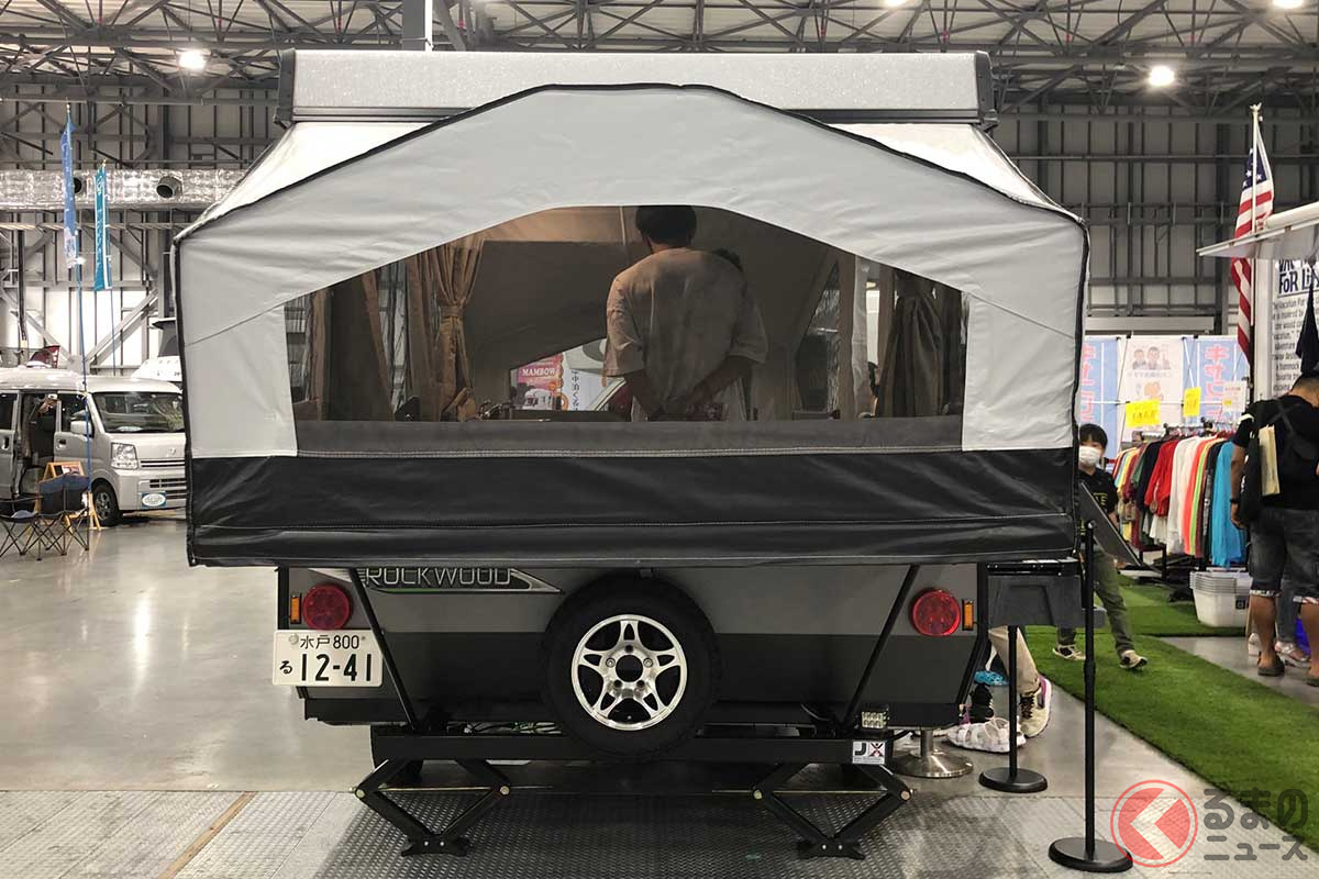 小さく運んで広々使える キャンプブームで トレーラー 大型テント に熱視線 くるまのニュース 小さく運んで広々使える キャンプブームで トレーラー 大型テント に熱視線 くるまのニュース