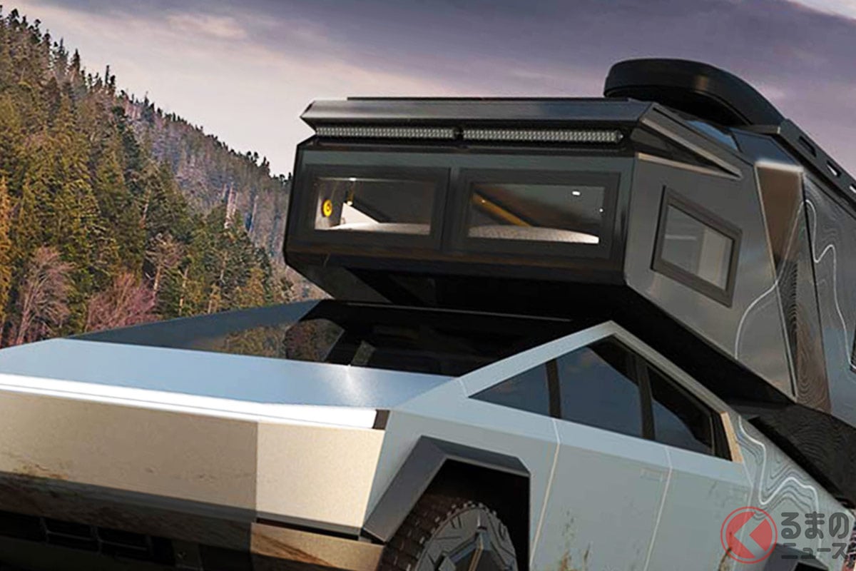 1500万円越えの超高級キャンパーシェル ロキ「サイバートラックエディション」