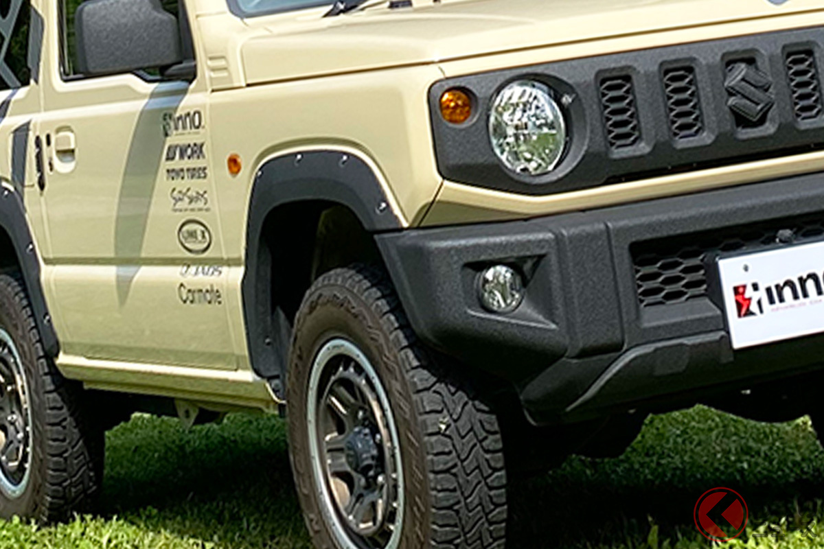 アウトドア仕様のスズキ「ジムニー」カスタムデモカーがジムニー祭りに登場!