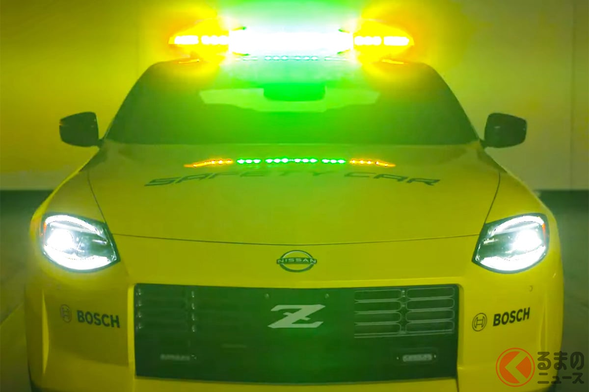 日産 新型「Z」のSUPER GT オフィシャル・セーフティカー[日産 公式YouTube動画より]