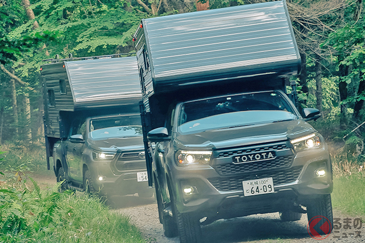 ハイラックスで北海道 車中泊旅 が激シブ 憧れしかないキャンパー旅のレンタルサービスがスタートしたゾ くるまのニュース ハイラックスで北海道 車中泊旅 が激シブ 憧れしかないキャンパー旅のレンタルサービスがスタートしたゾ くるまのニュース