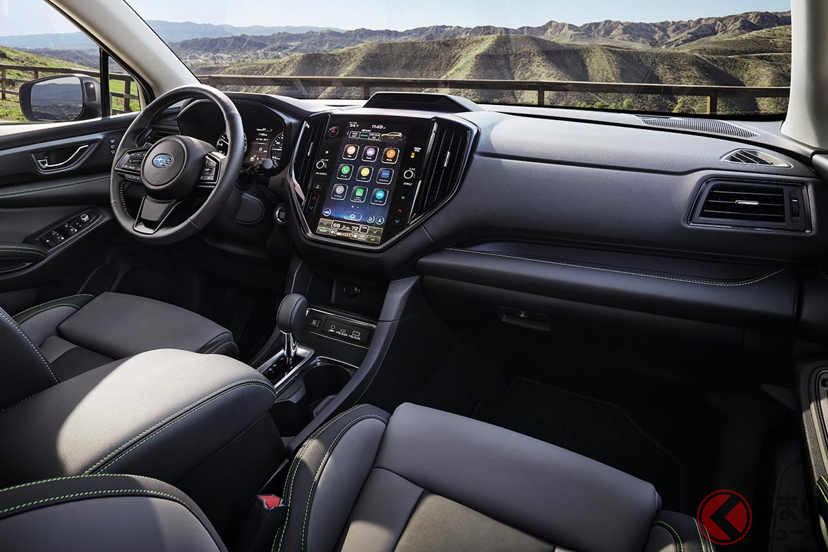 11.6インチの大型ディスプレイで先進感アップ