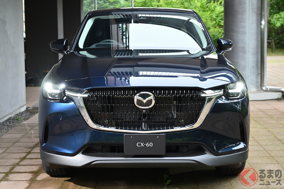 マツダ新型「CX-60」(画像は「SKYACTIV-G 2.5」搭載車)