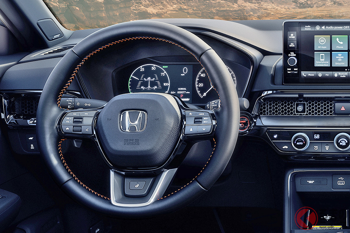 「オシャすぎる!」2022年7月13日に正式発表予定のホンダ 新型「CR-V」(北米仕様・2023年モデル)の内装