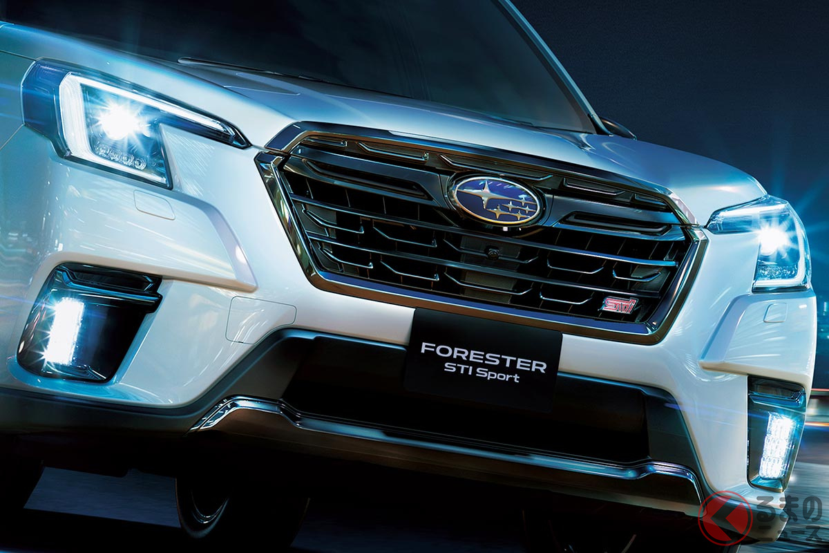 2022年夏に発表予定のスバル「フォレスター STIスポーツ」