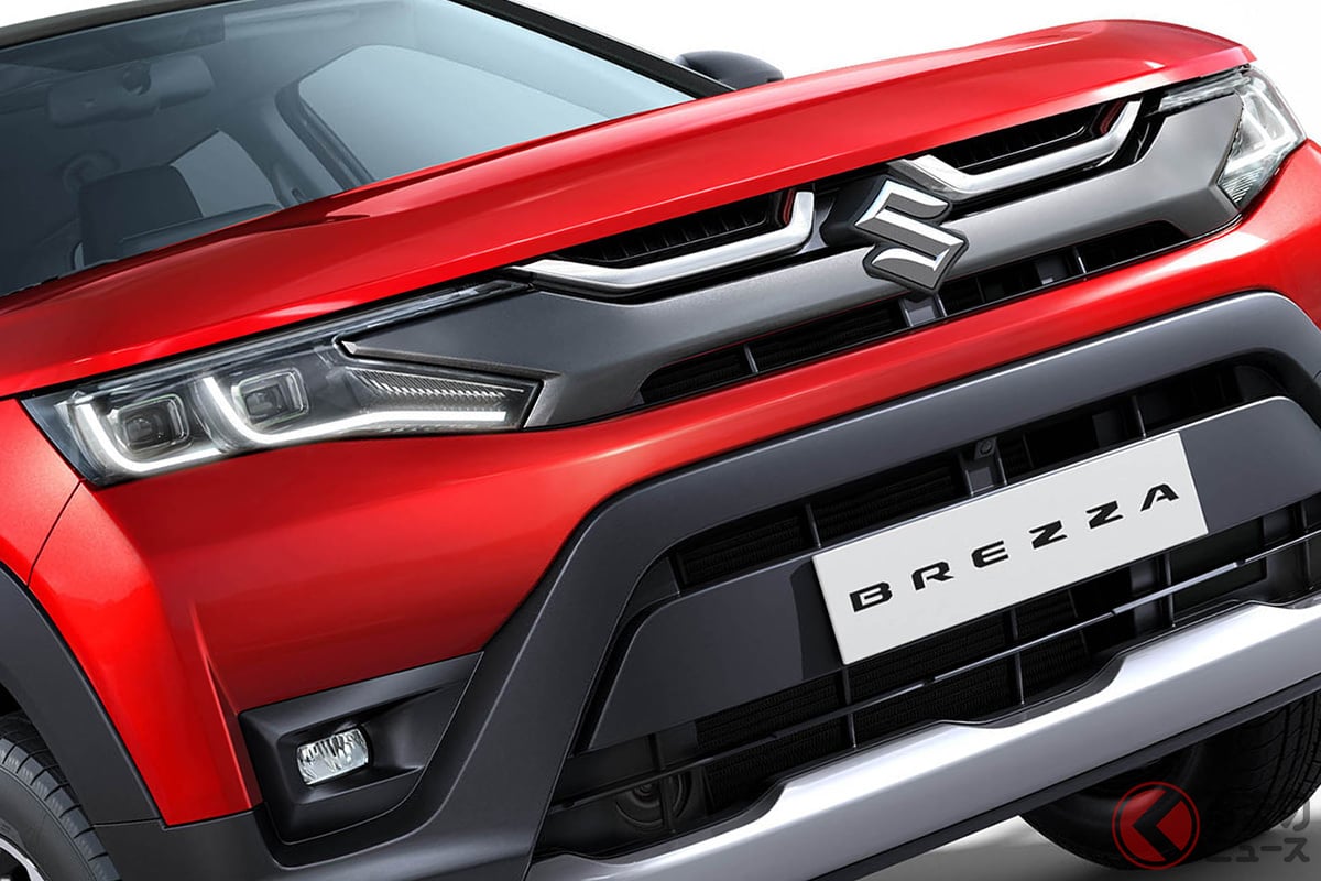 人気のコンパクトSUV スズキ「ビターラ ブレッツァ」初のフルモデルチェンジとなる新型「ブレッツァ」(インド仕様車)