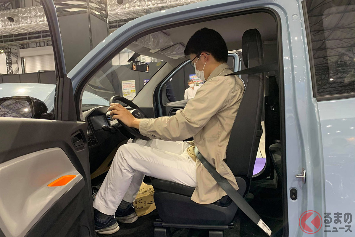 質感はそれなり? 中国の激安EVはどれほどものなのか? (撮影:加藤ヒロト)