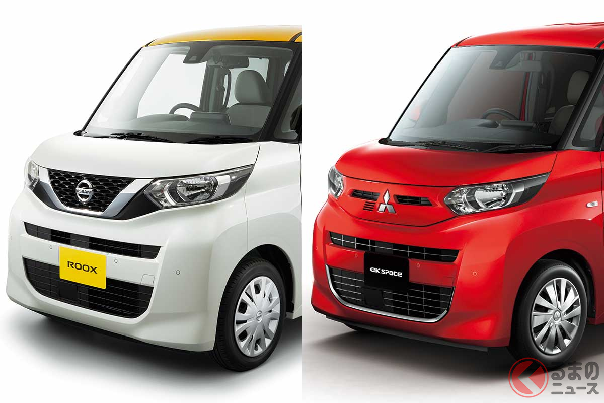 日産「ルークス」と三菱「eKスペース」。