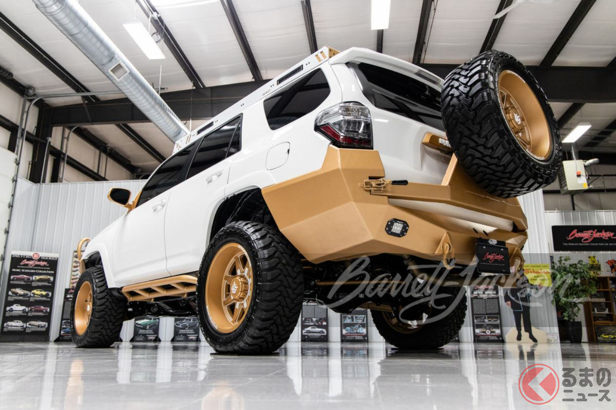 最強の現代版トヨタ ハイラックスサーフ 新車価格2倍の800万円で落札された金ピカ 4runner とは くるまのニュース 最強の現代版トヨタ ハイラックスサーフ 新車価格2倍の800万円で落札された金ピカ 4runner とは くるまのニュース