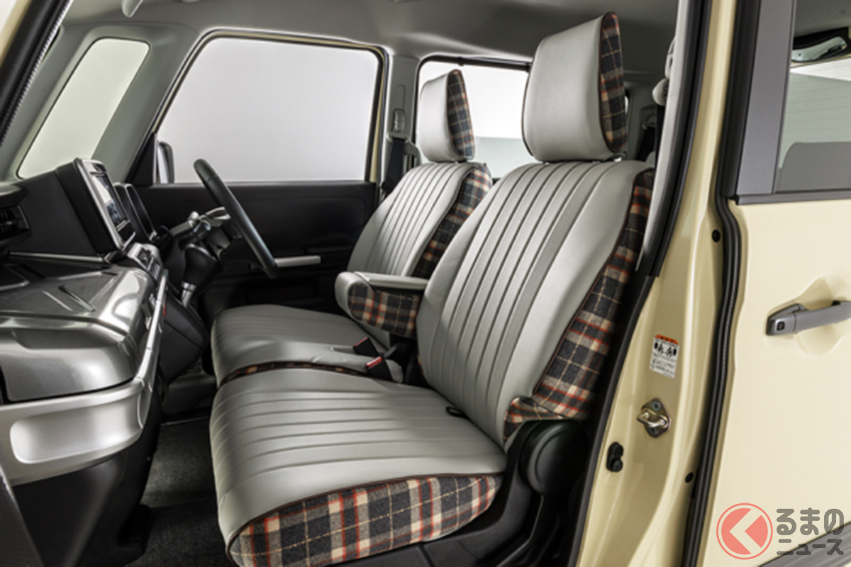 「スペーシア ギア」専用のシートカバー「NOMADシートカバー」