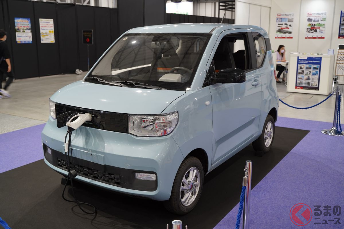 約45万円の新型車が日本初公開! 安すぎる小型EV「宏光 MINI」 なぜ日本のイベントに展示された?