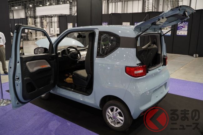 約45万円の新型車が日本初公開! 安すぎる小型EV「宏光 MINI」 なぜ日本のイベントに展示された?
